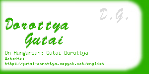 dorottya gutai business card